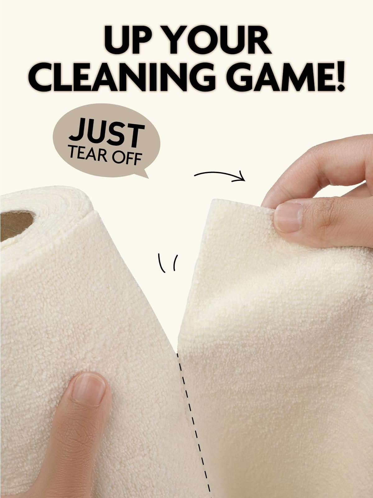 Fantasticlean 40-count microfiber cloths offer reusable performance for daily messes