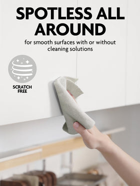 Fantasticlean lint-free cloths deliver streak-free surfaces after drying glassware.