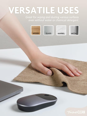 Fantasticlean Tear-Away cloth on glass surfaces for streak-free results
