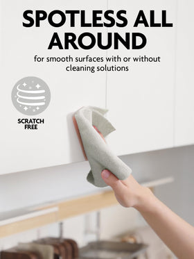 Fantasticlean ultra-absorbent microfiber soaks up spills quickly