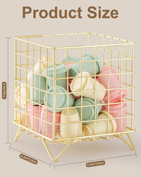 FantasyLife K Cup Holder Organizer shows cat-ear feet for stable counter placement.