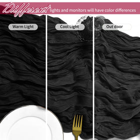 FANTEKE table runner draped on banquet table for refined atmosphere