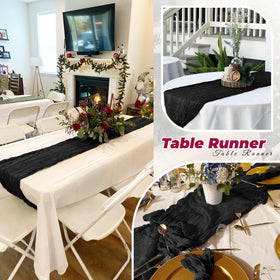 FANTEKE long runner can also serve as chair ties or decor accents