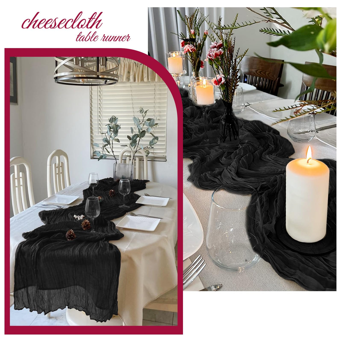 FANTEKE semi-sheer fabric with soft drape for romantic event settings