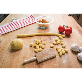 Fante's gnocchi board made in Italy showcases natural wood craftsmanship