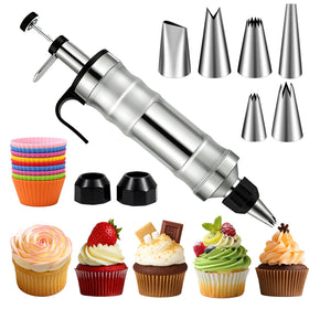 FANTEXY dessert decorating syringe set: precise cake detailing for home bakers