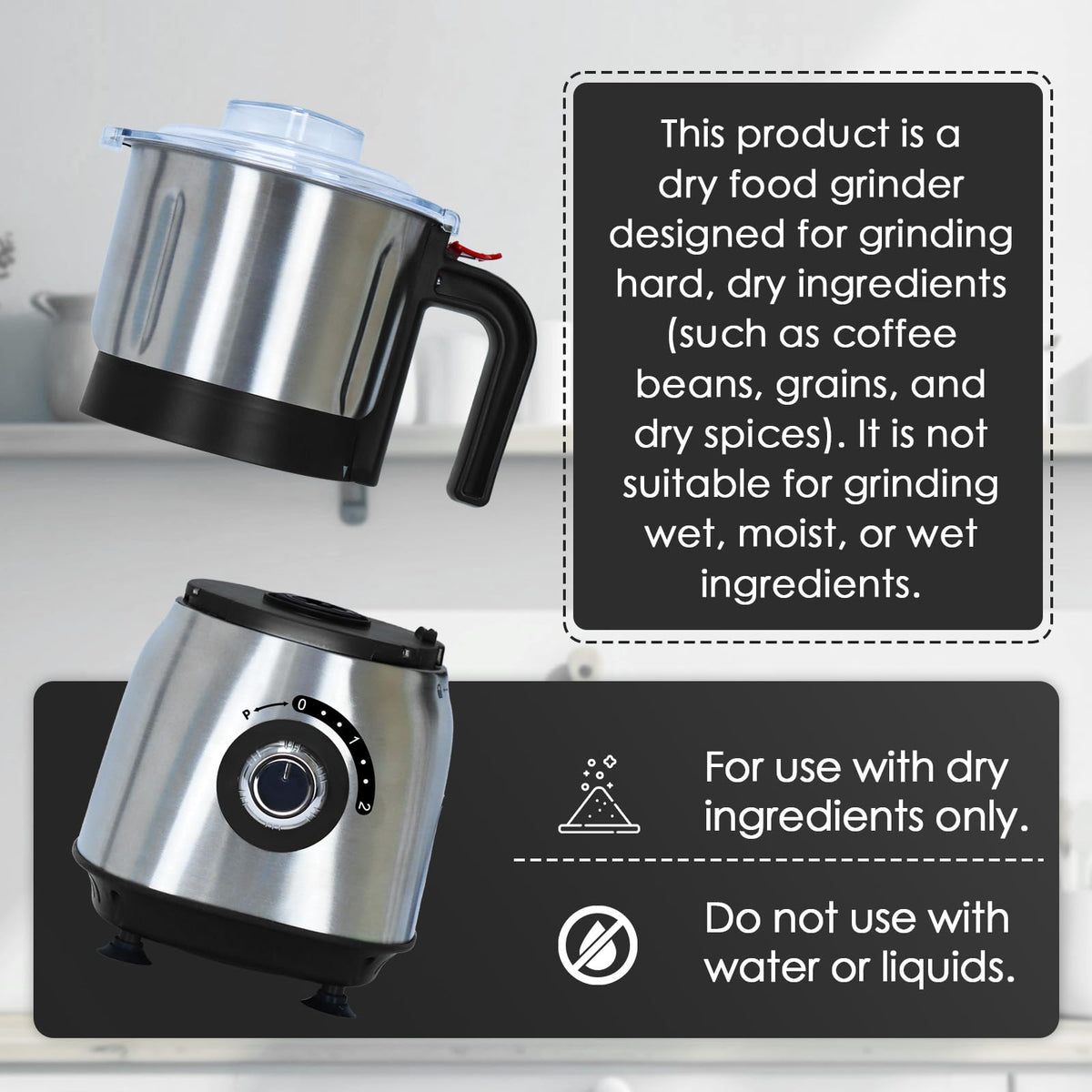 FAOFER compact design fits countertops for daily use.
