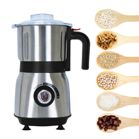 FAOFER electric spice grinder blades in action for fast, even grinding.