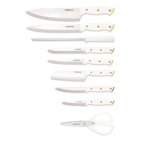 Farberware 8 inch chef knife with razor sharp edge for precise slicing