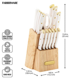 Farberware 8 inch slicer knife for even, clean cuts