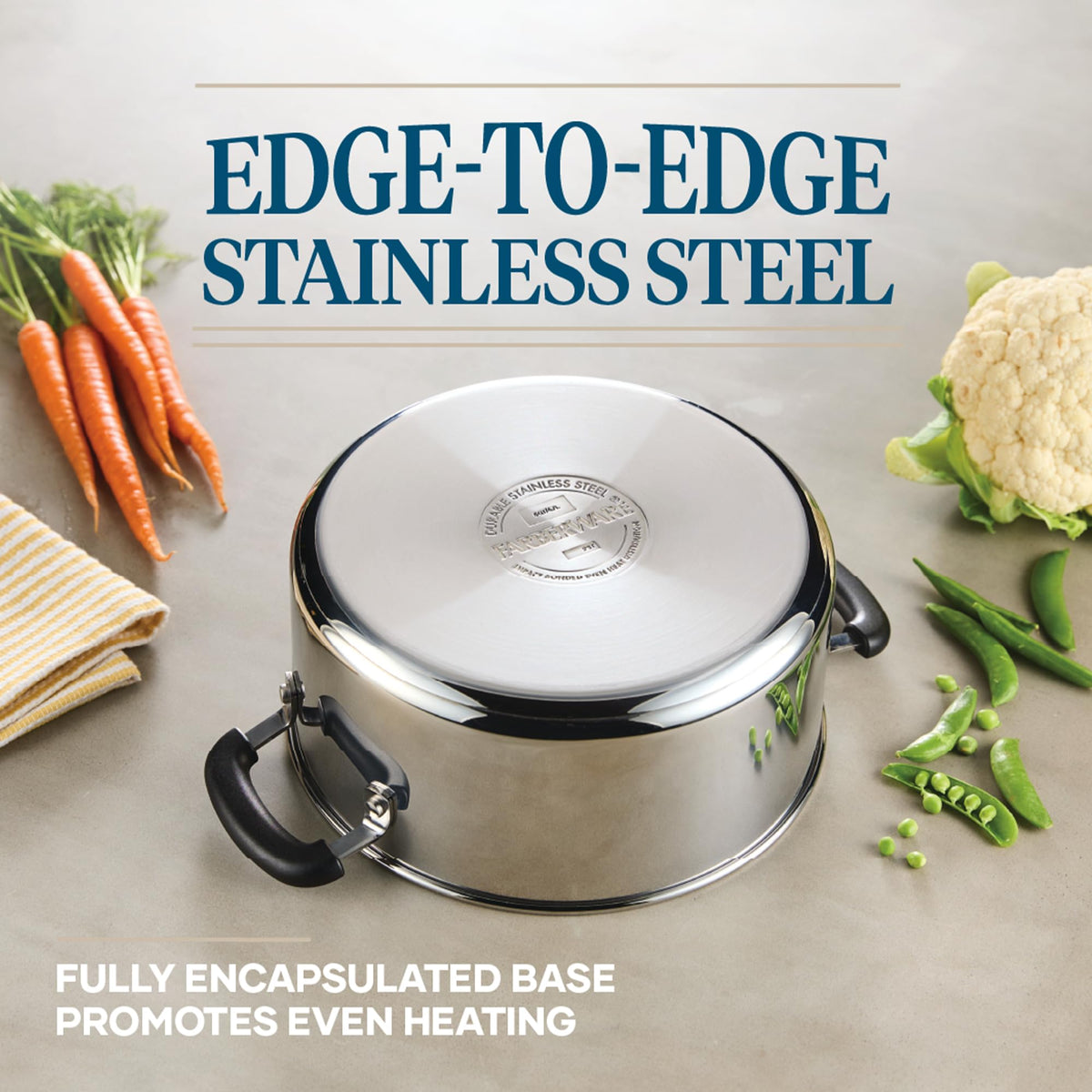 Farberware Brilliance induction-ready cookware works on all stovetops