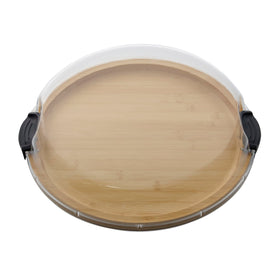Farberware Build-a-Board compartment setup for customizable cheese and fruit displays.
