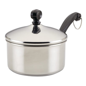Farberware Classic 1Quart Saucepan with lid self-basting for even reheating.