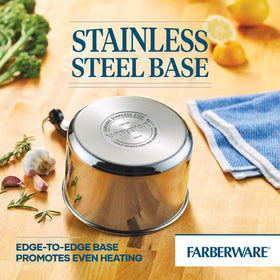 Farberware Classic 2-Quart dishwasher-safe convenience for easy cleanup.
