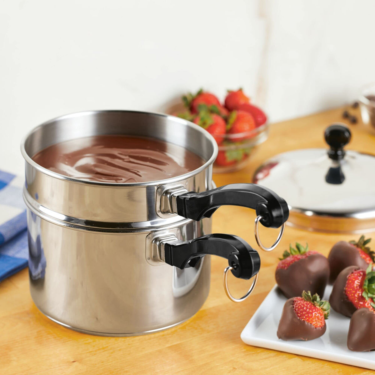 Farberware Classic Stainless 2-Quart saucepan with lid for everyday cooking.