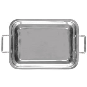 Farberware roaster helps prime rib roast with rack for enhanced browning.