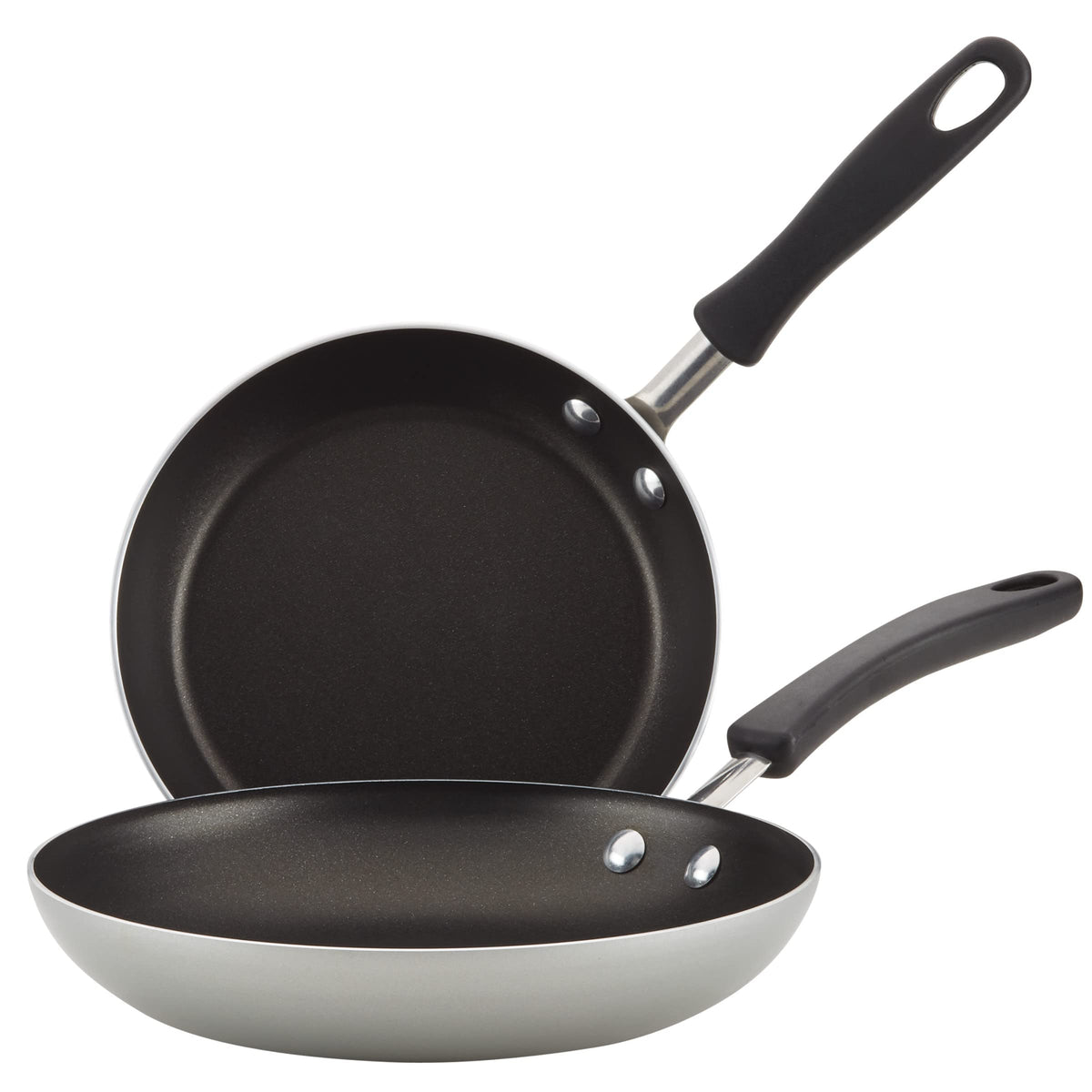 Farberware Cookstart DiamondMax 8-25-inch skillet highlights even heating for searing.