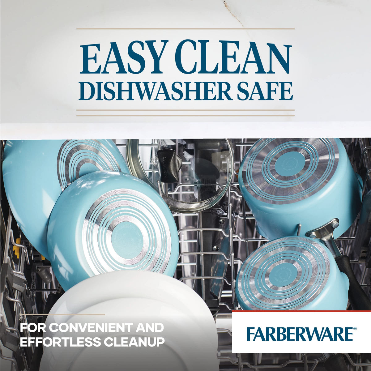 Farberware Cookstart DiamondMax 12-inch pan with diamond-infused interior for easy food release