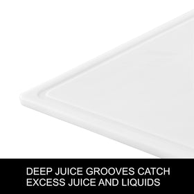 Farberware durable plastic board resists staining and odors with regular use