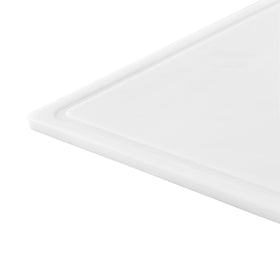 Farberware cutting board shows non-slip surface for stable chopping on busy counters