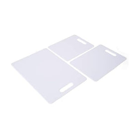 Farberware large cutting board provides sturdy prep space for big chopping tasks.