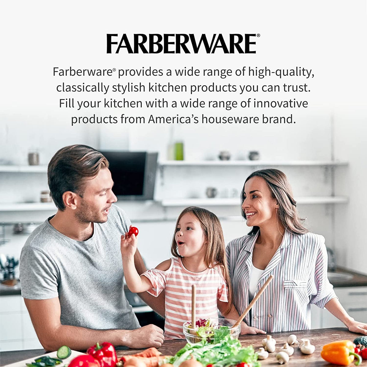 Farberware white cutting boards deliver a clean, non-porous surface for prep.