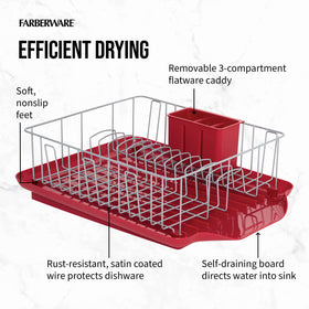 Farberware easy-clean design simplifies rinsing and drying after meals.