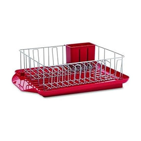 Farberware dishrack large-capacity design supports quick, organized air drying.