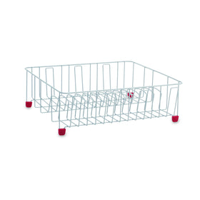 Farberware dishrack non-slip feet protect countertops during busy loads.