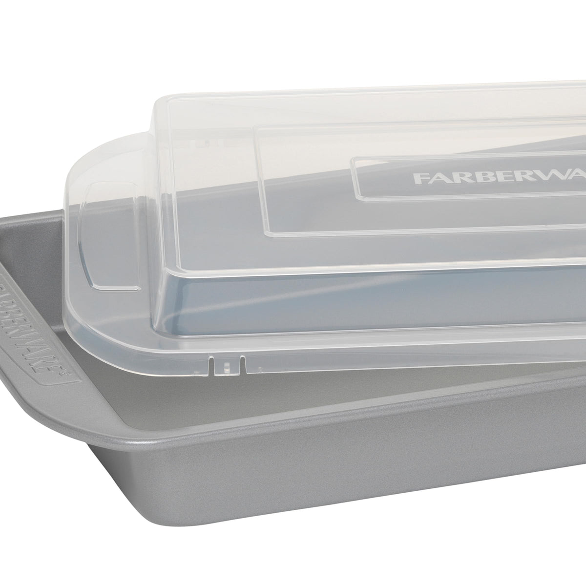 Farberware durable bakeware designed to resist warping during busy baking sessions.