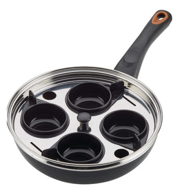 Farberware shatter-resistant lid locks in heat and moisture.