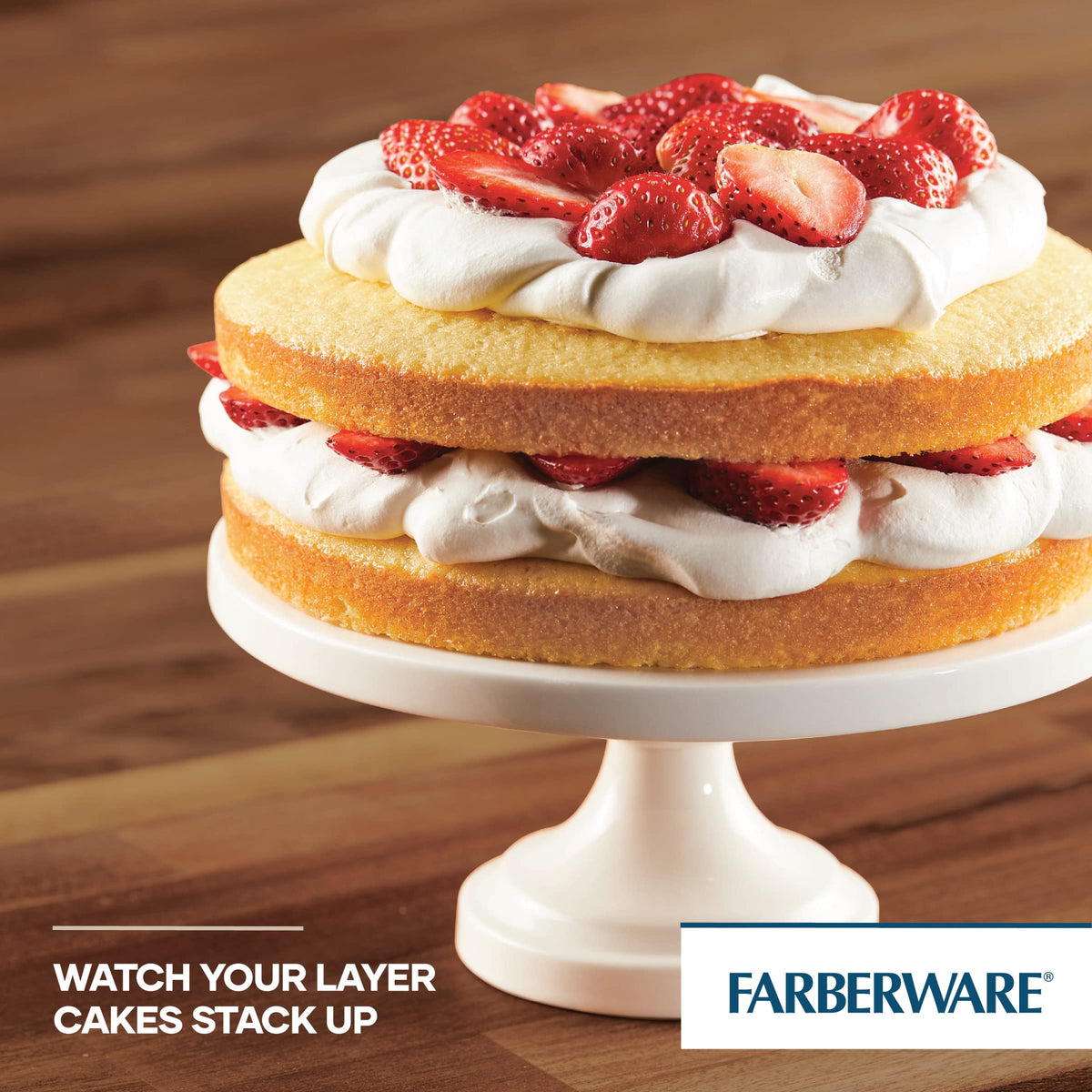 Farberware GoldenBake cleanup-friendly nonstick surface after baking.