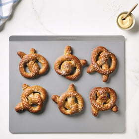 Farberware nonstick surface releases cookies with no sticking.