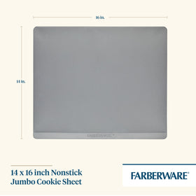 Farberware Golden Bake insulated side view showing warp-resistant construction.