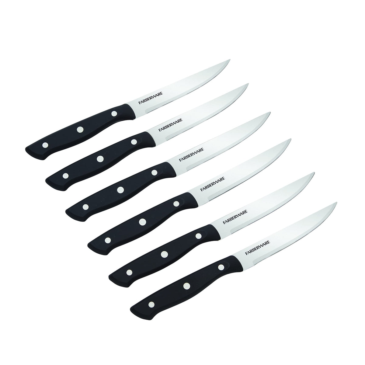 High-carbon stainless steel blade close-up showing razor-sharp edge.