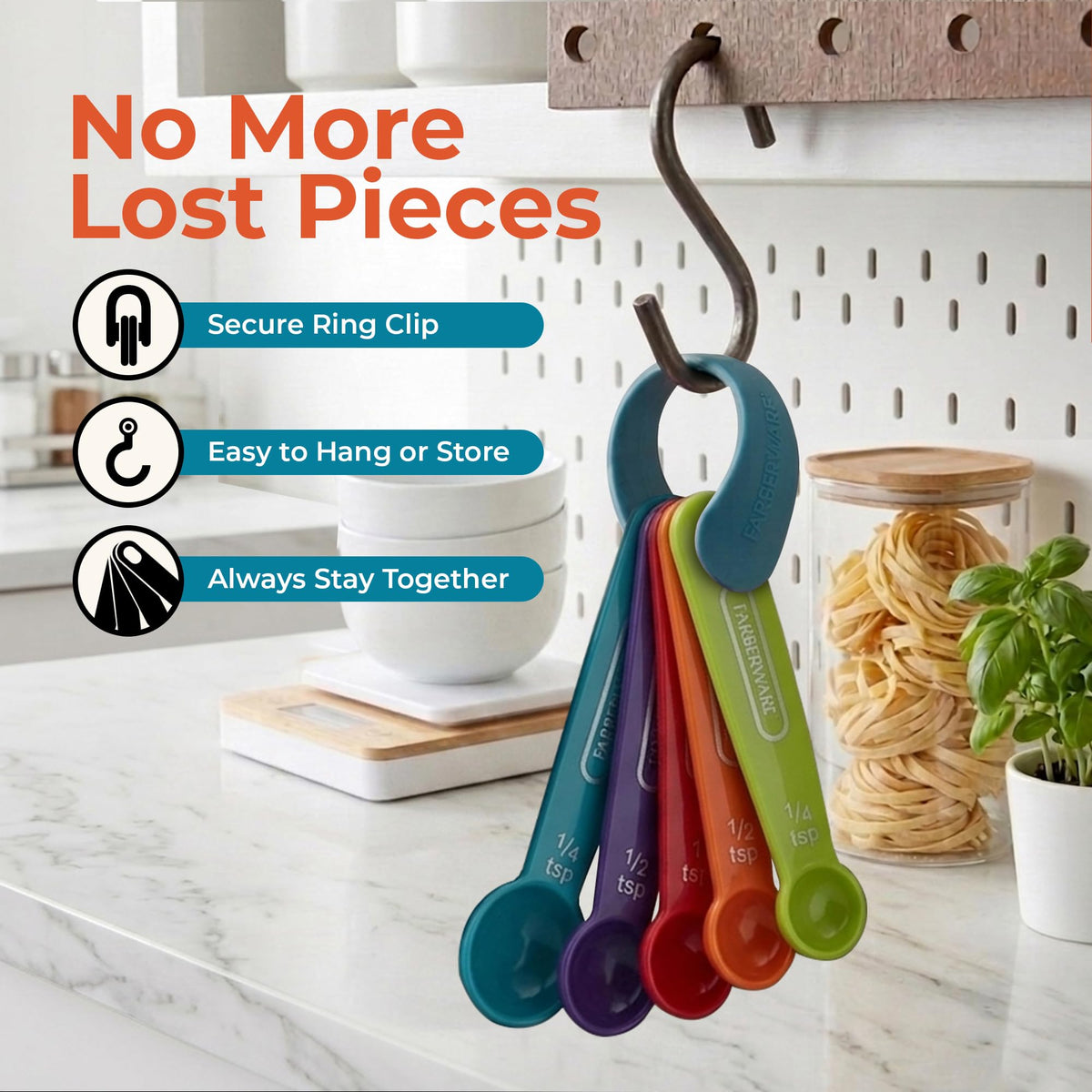 Farberware lightweight design is easy to maneuver during prep.