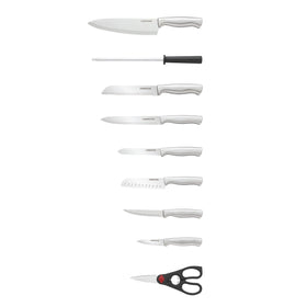 Farberware black pinewood block for organized knife storage