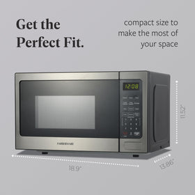 Farberware microwave auto-cook settings enable one-touch convenience