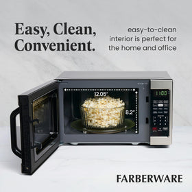 Farberware easy-clean interior and exterior simplify maintenance.