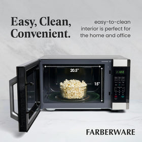 Farberware microwave one-touch programs for fast, convenient dinner prep
