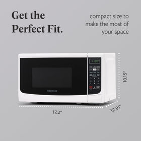 Farberware microwave one-touch programs simplify meals with a single tap.