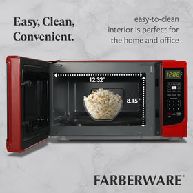 Farberware red safety lock helps keep settings secure