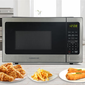 Farberware microwave stainless finish adds durable, modern style to kitchens
