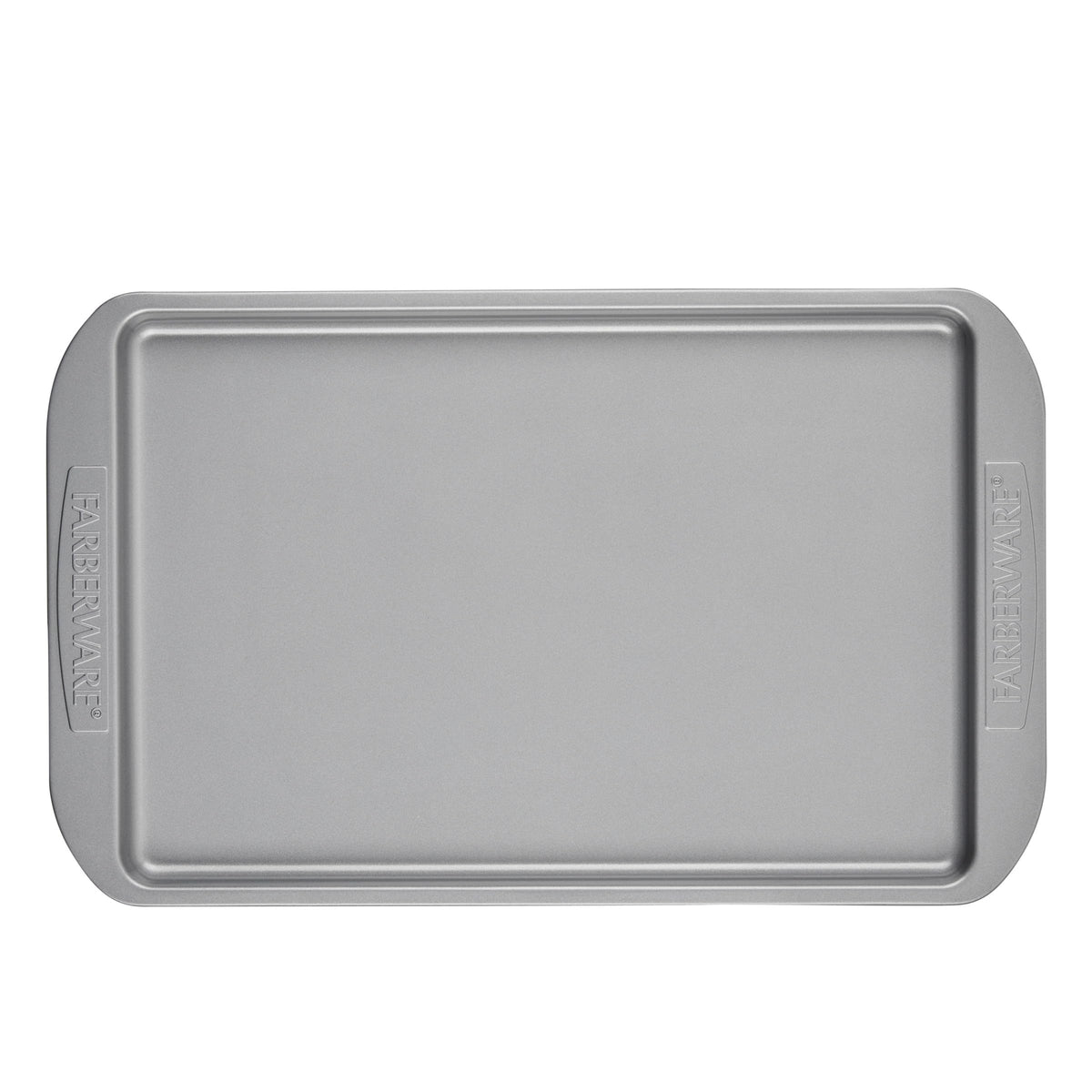 Farberware nonstick bakeware gray-finish adds a professional look to kitchens.