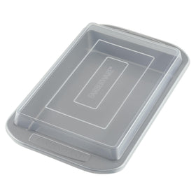 Farberware nonstick coating supports smooth release and minimal cleanup after baking.