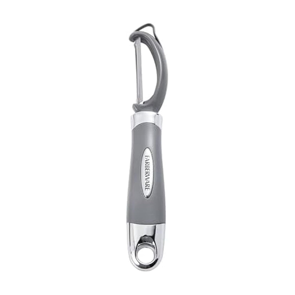 Farberware Pro2 Euro Peeler blade close-up for precise peeling.