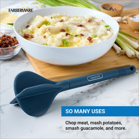 Farberware silicone meat masher dishwasher safe for easy cleanup