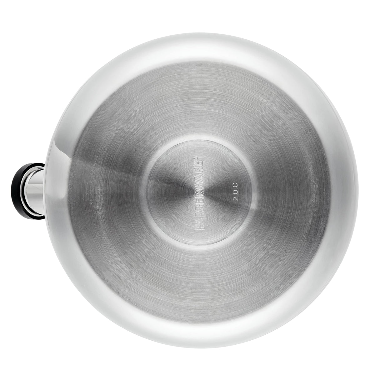 Easy-grip handle provides balanced pouring and comfort