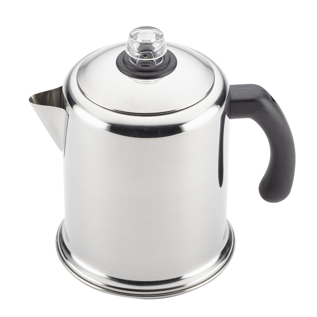 Farberware Yosemite 12-Cup percolator glass knob signals when percolation begins and ends