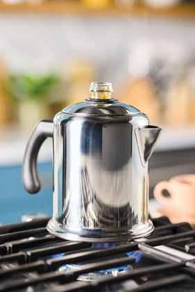 Farberware Yosemite 8-Cup percolator handle grip for balanced pouring